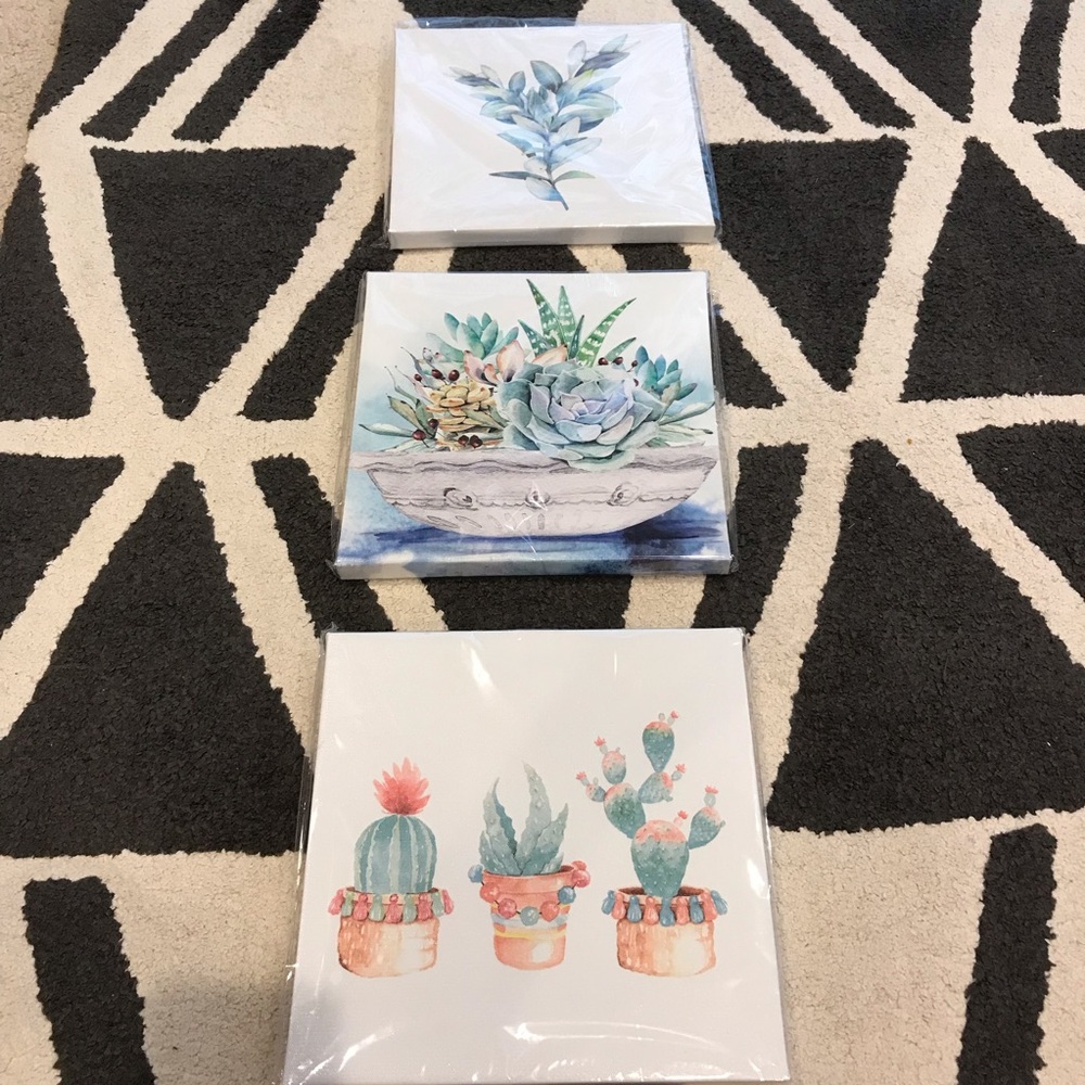 🍁Plant wall art canvases